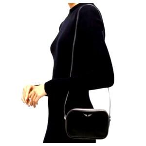 Zadig & Voltaire Boxy Wings Leather Shoulder Bag NWT Orig. $278